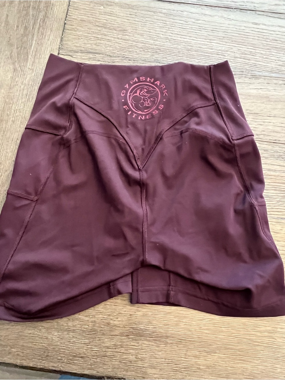 Gymshark Women's High-Waist Wine Bike Shorts Size S